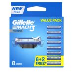GILLETTE MACH 3 TURBO BLADE 8N